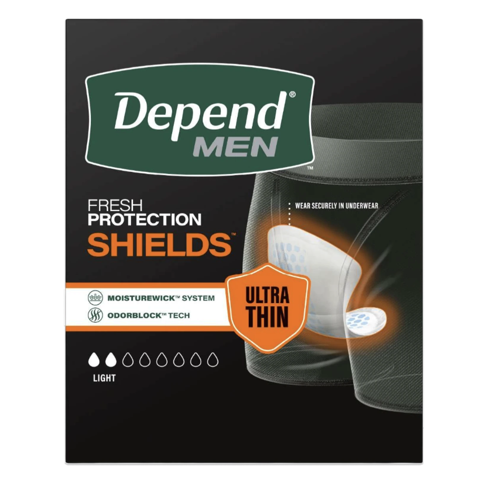 Depend Mens Shields