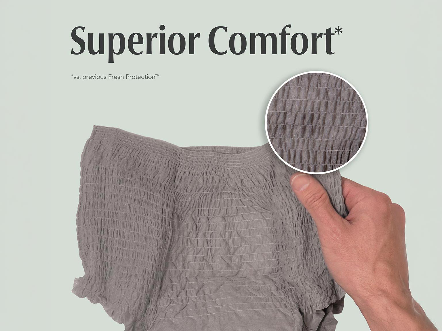 Depend® Fresh Protection® Men’s Adult Diapers provides superior comfort