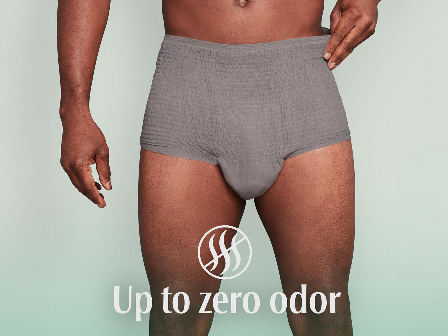 Depend® Fresh Protection® Incontinence Underwear for Men leaks up to zero odor