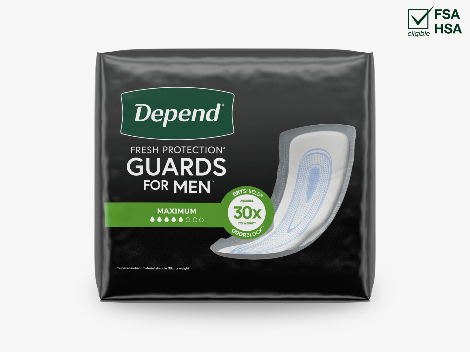 Front pack image of Depend® Original Guards for Men™