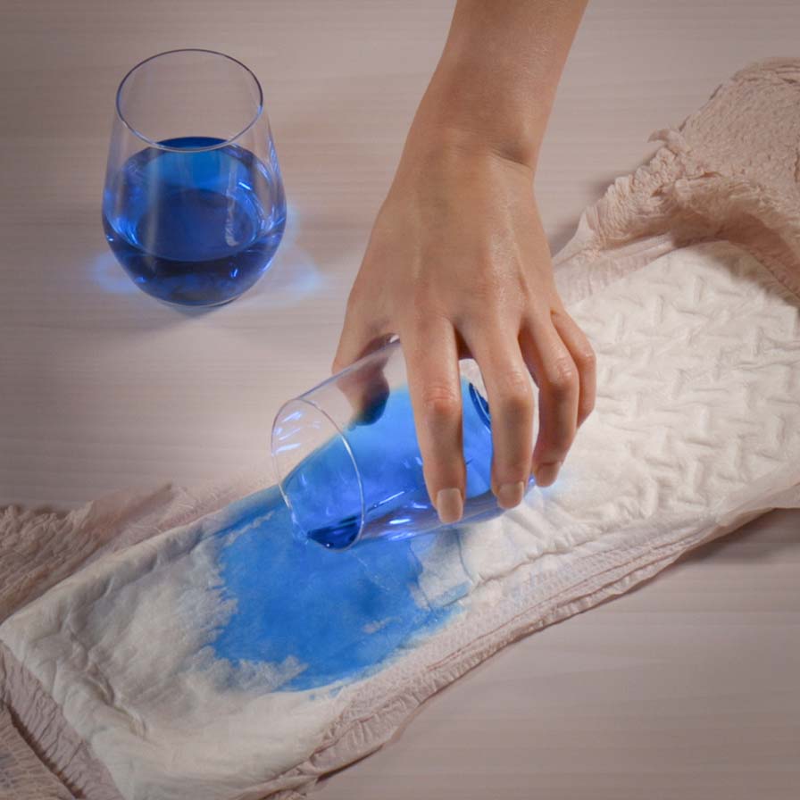 Depend® Incontinence Fresh Protection™ Underwear for Women Feature: Locks away wetness and neutralizes urine odor instantly 