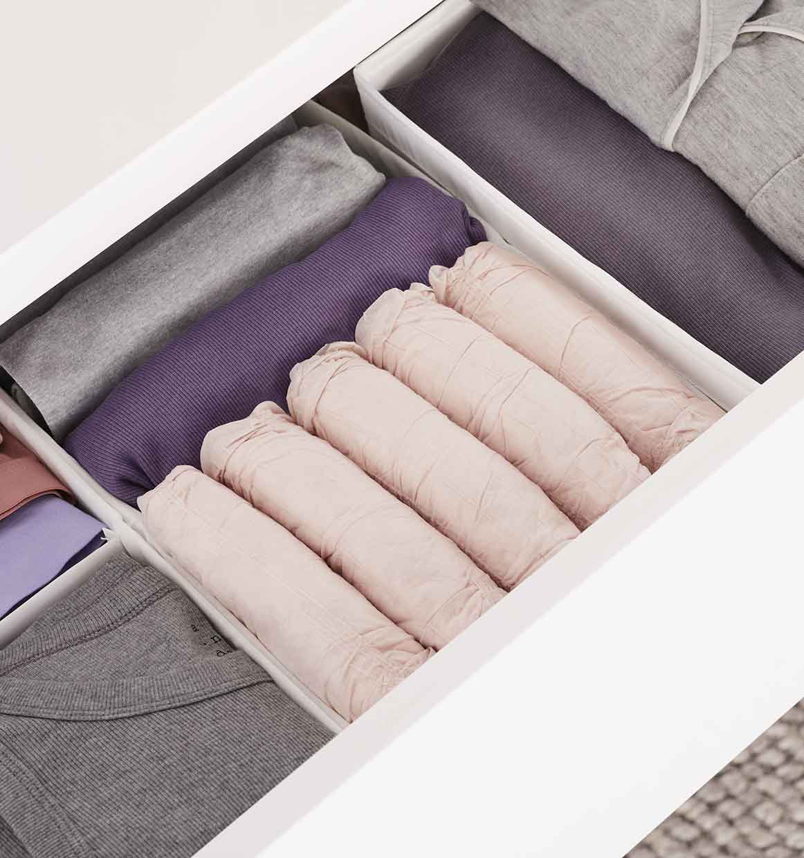 Depend® Incontinence  Night Defense® Underwear for Women Feature: Convenient storage to fit into your lifestyle